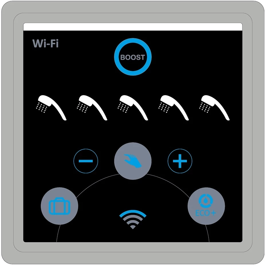 Электрический накопительный водонагреватель 80 л Atlantic Vertigo Steatite WiFi 851261