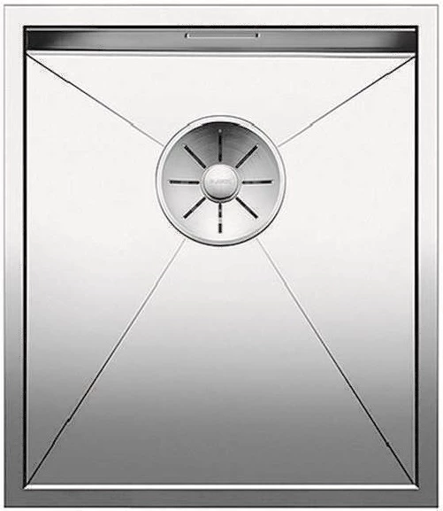 Кухонная мойка Blanco Zerox 340-U InFino зеркальная полированная сталь 521583 кухонная мойка blanco etagon 8 infino алюметаллик 525189