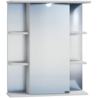 Зеркальный шкаф 60x70,5 см белый глянец Санта Герда 101042