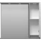 Зеркальный шкаф Brevita Balaton BAL-04090-01-01П 88,2x80 см R, с подсветкой, выключателем, белый матовый/серый матовый - 3