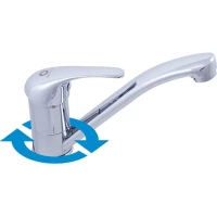 Смеситель для раковины без донного клапана Rav Slezak Sazava SA015.5