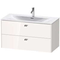 Тумба белый глянец 102 см Duravit Brioso BR431301022