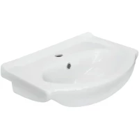 Раковина Санта Вега55 55,4x41,6 см, накладная, подвесная, белый