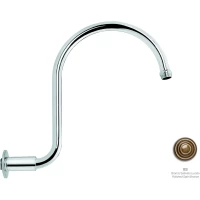 Кронштейн для верхнего душа Emmevi C00648/BR 350 мм, настенный, бронза