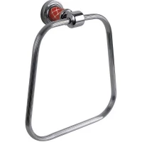 Полотенцедержатель кольцо Boheme Murano 10905-R-CR хром/рубин