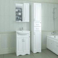 Комплект мебели белый глянец 51 см Санта Верона 700111 + YYUT50 + 700278