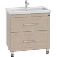 Тумба с раковиной дуб бежевый 81,5 см Санта Венера 221016 + FOCTEP80