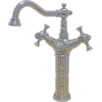 Смеситель для раковины Zorg Antic A 7009U-SL LONG серебро