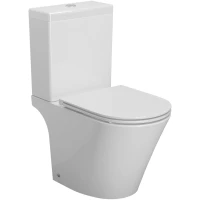 Унитаз-компакт Ambassador Ritz 237K19002S с сиденьем микролифт, белый глянец