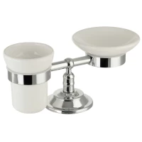 Стакан с мыльницей Migliore Mirella ML.MRL-M067.CR