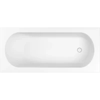 Ванна из литьевого мрамора Whitecross Gin 0217.180075.200 180x75 см, белый матовый