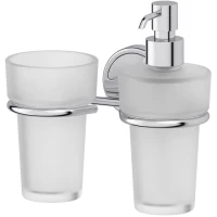 Держатель с дозатором и стаканом FBS Luxia LUX 008