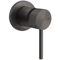 Смеситель для душа Gessi Gessi316 54219#707 встраиваемый, черный хром матовый