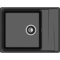 Кухонная мойка GranFest Level 660L 66x50 см, черный