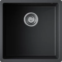 Кухонная мойка Omoikiri Tetogranit Bosen 44-U-BL 4993595 44x44 см, черный