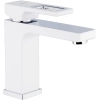 Смеситель для раковины Gappo G1017-8 хром/белый