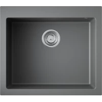 Кухонная мойка Omoikiri Tetogranit Bosen 57-PL 4993221 57x50 см, платина