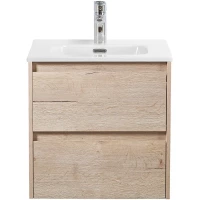 Тумба под раковину BelBagno Kraft KRAFT-500-2C-SO-RGB 50 см, подвесная, Rovere Galifax Bianco