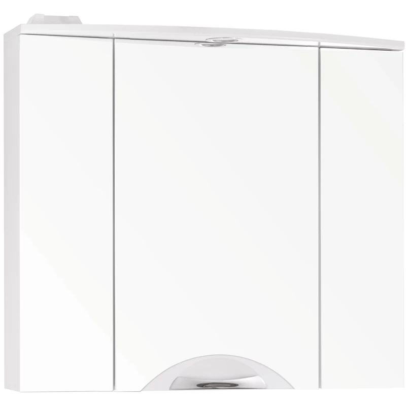 Зеркальный шкаф 80x71,8 см белый глянец Style Line Жасмин 2 ЛС-000010036