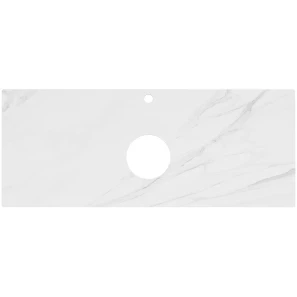 Изображение товара столешница 117 см белый матовый для накладных раковин kerama marazzi plaza classic монте тиберио pl1.sg507120r\120