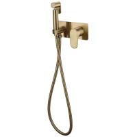 Гигиенический душ Boheme Spectre 457-BR со смесителем, бронза