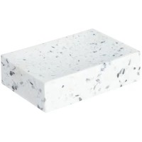 Мыльница Fixsen Blanco FX-201-4 настольная, белый камень