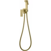Гигиенический душ Filarete Fing FL101MG со смесителем, золотой матовый