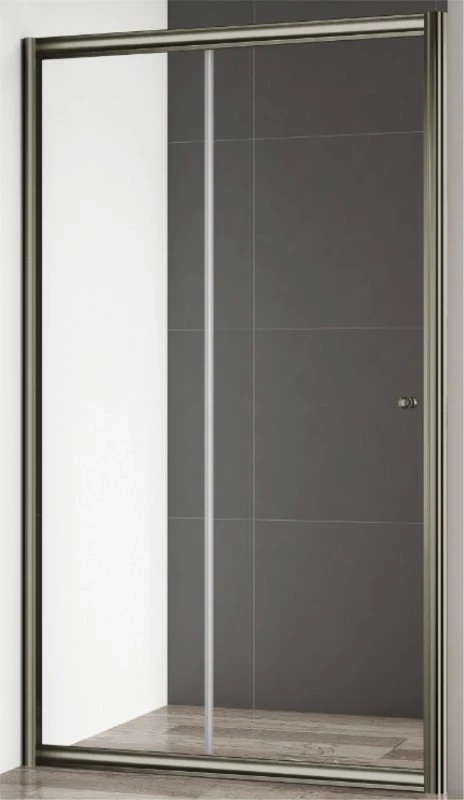 Душевая дверь 120,5 см Cezares GIUBILEO-BF-1-120-C-Br прозрачное