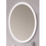 Изображение товара зеркало белый глянец 60x90 см marka one arrondi у73235