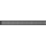 Изображение товара декоративная решетка 294 мм alcaplast pure black черный матовый pure-300black
