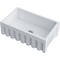 Кухонная мойка Omoikiri Natceramic Mikura 76-WH 4997074 76x46 см, белый