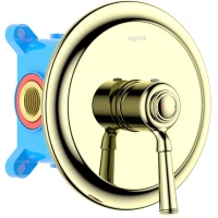 Смеситель для душа Aquatek Классик AQ1566PG встраиваемый, золотой