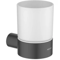 Стакан для зубных щеток Aquatek Лира AQ4404MB настенный, черный матовый