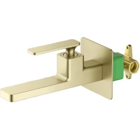 Смеситель для раковины Timo Torne 4372/17SM золотой матовый