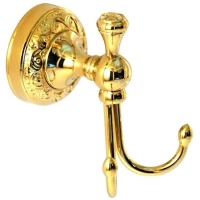 Крючок Magliezza Primavera 80302-DO двойной, для ванны, золотой