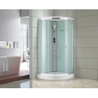 Душевая кабина 90x90x215 см Black & White Galaxy 8503900 прозрачное