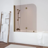 Шторка для ванны 120 см Vegas Glass E2V 120 05 05 L бронза