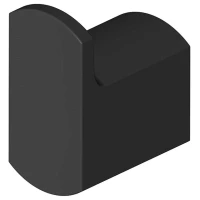 Крючок Gustavsberg Square GB41103904 53 для ванны, черный матовый
