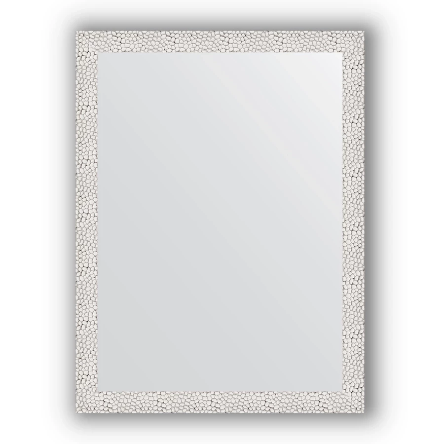 Зеркало 61x81 см чеканка белая Evoform Definite BY 3162 зеркало 78x158 см белая кожа с хромом evoform definite by 7635