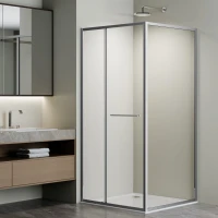 Душевой уголок Vincea Alpha VSRW-3AL9090CL 90x90 см, профиль хром, стекло прозрачное