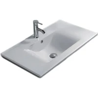 Раковина CeramaLux JY-807-75 75x46,5 см, накладная, белый