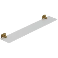 Полка стеклянная Kludi Vela S 25973N0 60 см, золотой матовый