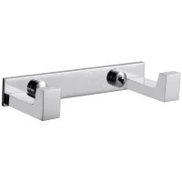 Крючок Omnires Uni UN10120/KCR двойной, для ванны, хром