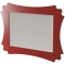 Зеркало 94,9x71,7 см красный матовый Caprigo Bourget 11030-B014 - 1