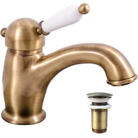 Смеситель для раковины с донным клапаном Rav Slezak Labe L527.5SM