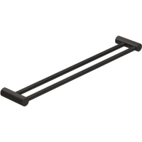 Полотенцедержатель Kludi Vela R 58988N2 60 см, двойной, оружейная сталь матовый