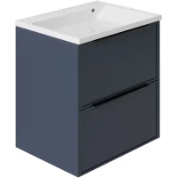 Тумба под раковину La Fenice Simpla FNC-01-SIM-BG-60-2 60,4 см, подвесная, синий матовый