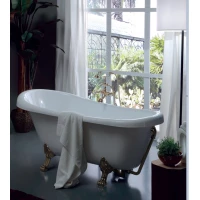 Ванна из литьевого мрамора Kerasan Retro 105593 170x77см, отдельностоящая, белый