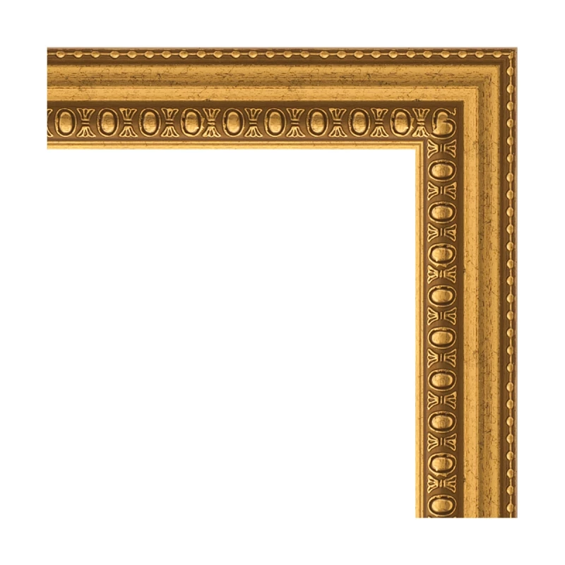 Зеркало 38x48 см бусы золотые Evoform Definite BY 1344