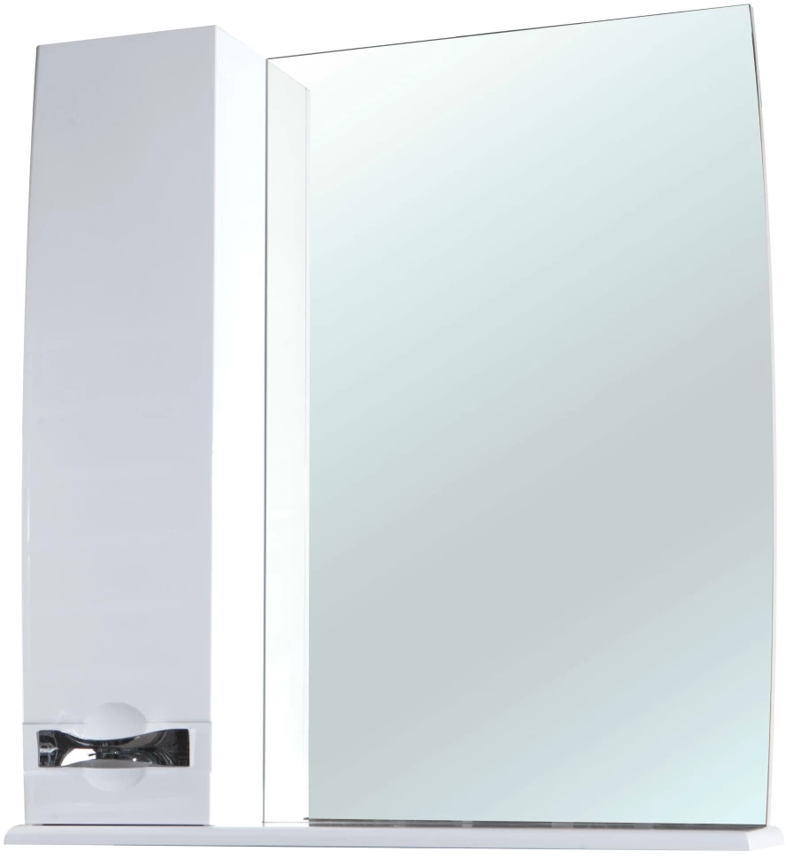 Зеркальный шкаф 80х87 см белый глянец L Bellezza Абрис 4619713002018 - фото 1